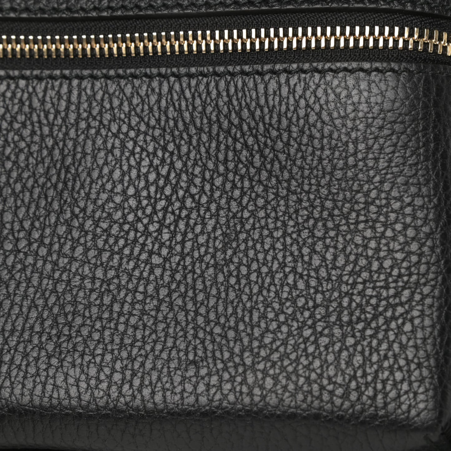 Pebbled Calfskin Soho Chain Backpack Black