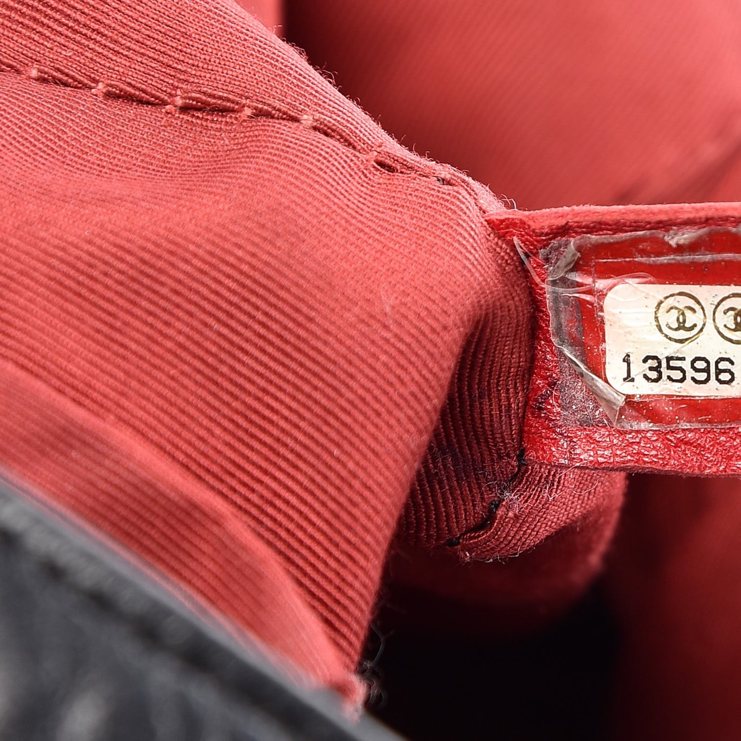 Lambskin Medium Rock and Chain Flap Black