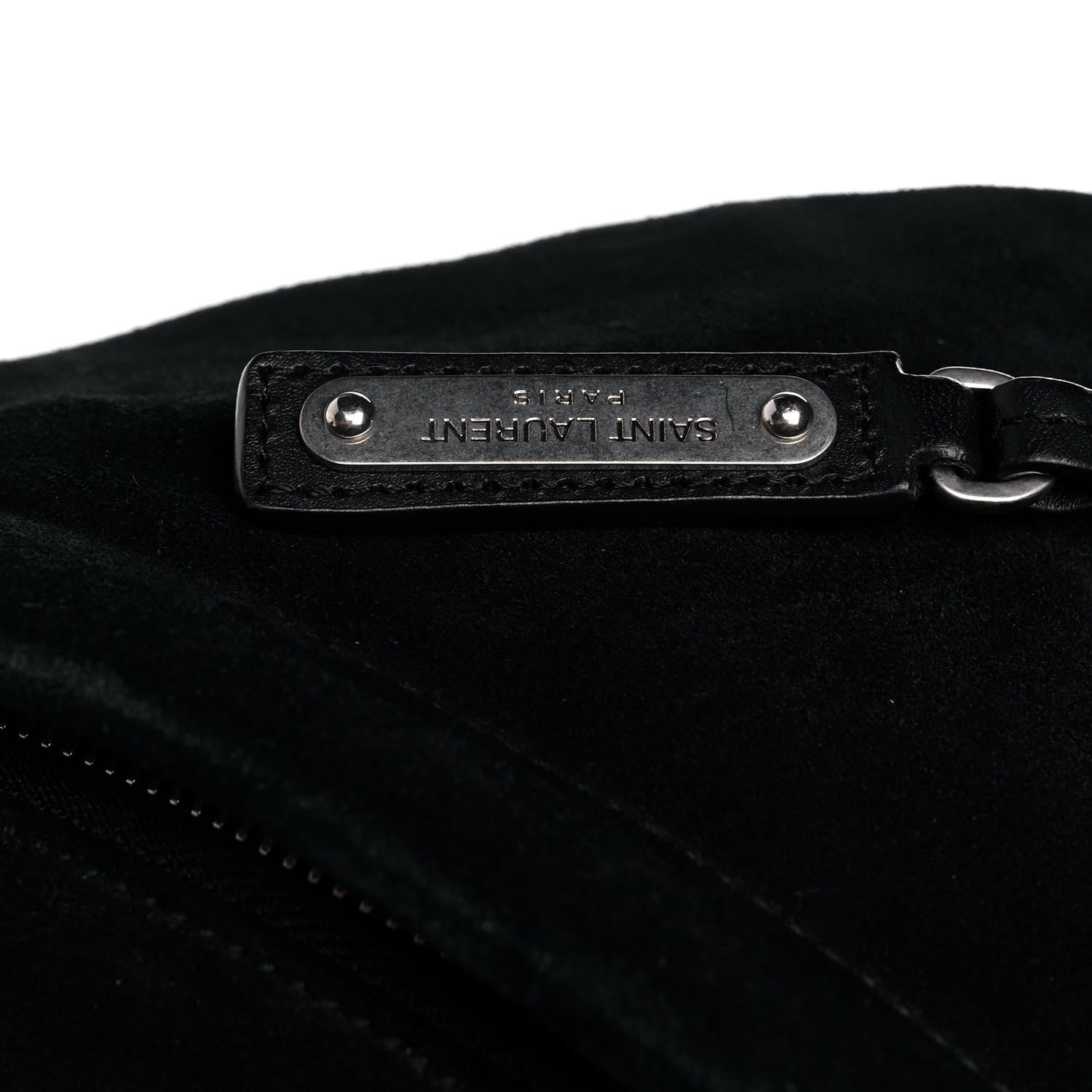 Saint Laurent Suede City Backpack Black 9 of 19