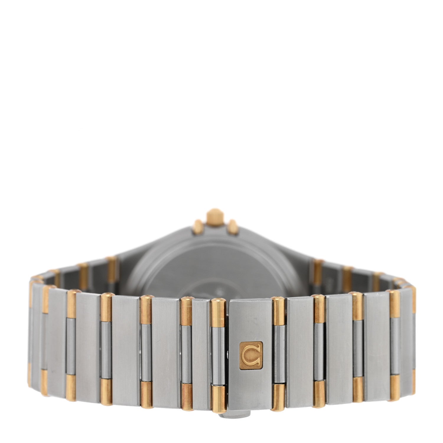 Omega Stainless Steel 18K Yellow Gold 33mm Constellation Quartz Watch White 1312.30 3 of 4