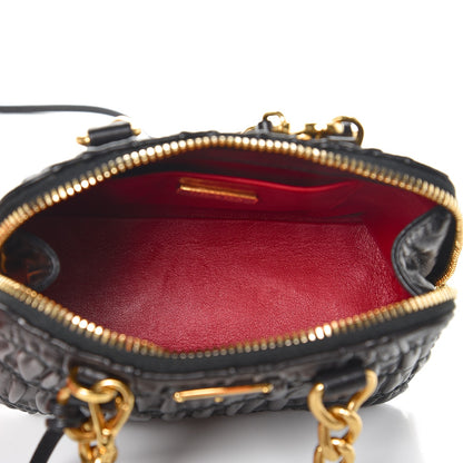 Prada Nappa Gaufre Mini Bag Nero Black 5 of 6