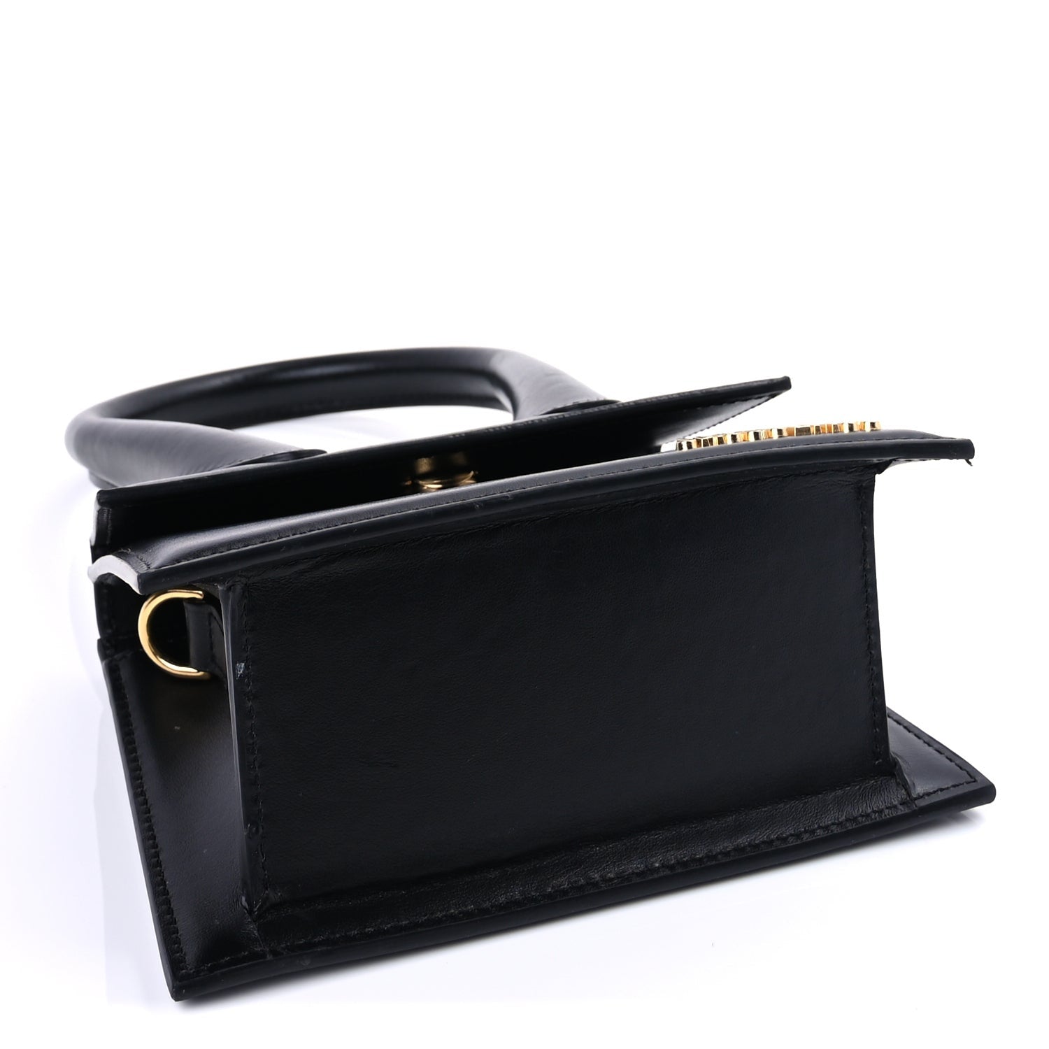 Jacquemus Smooth Calfskin Le Chiquito Moyen  Black 3 of 8
