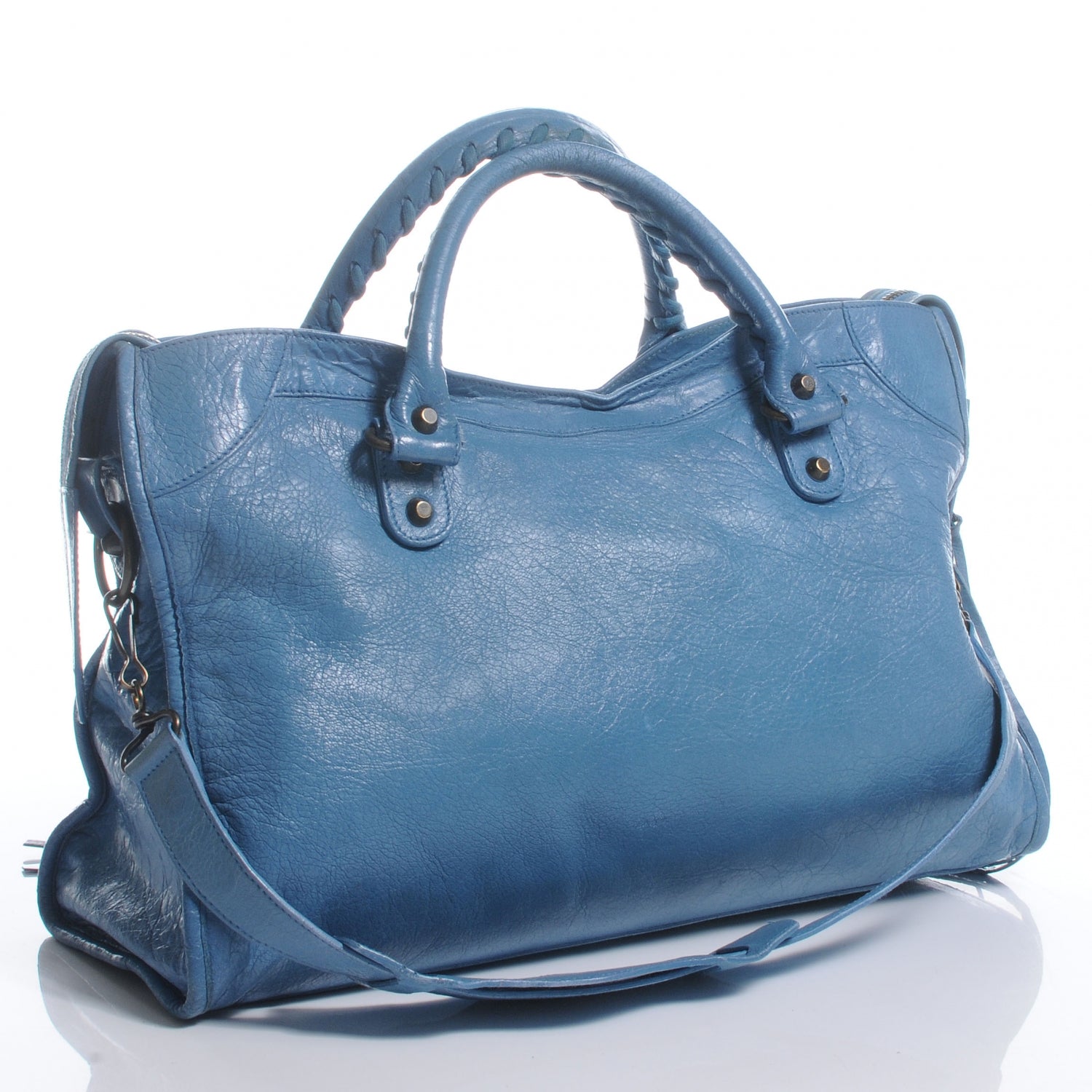 Balenciaga Agneau City Bleu 13 of 20