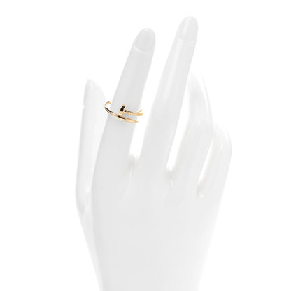 Cartier 18K Yellow Gold Small Juste Un Clou Ring 55 7.25 2 of 5