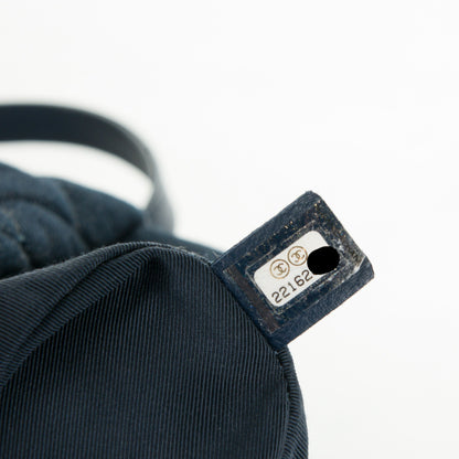 Chanel Washed Denim Quilted Small Urban Spirit Backpack Dark Blue 7 of 8
