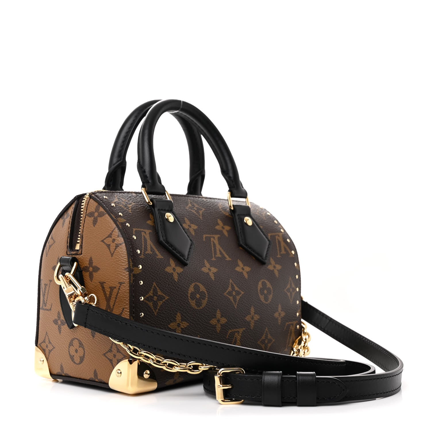 Louis Vuitton Reverse Monogram Speedy Trunk 20 3 of 10