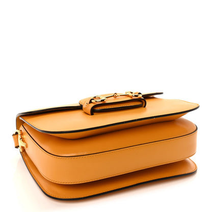 Gucci Textured Calfskin Horsebit 1955 Shoulder Bag  Yellow 3 of 8