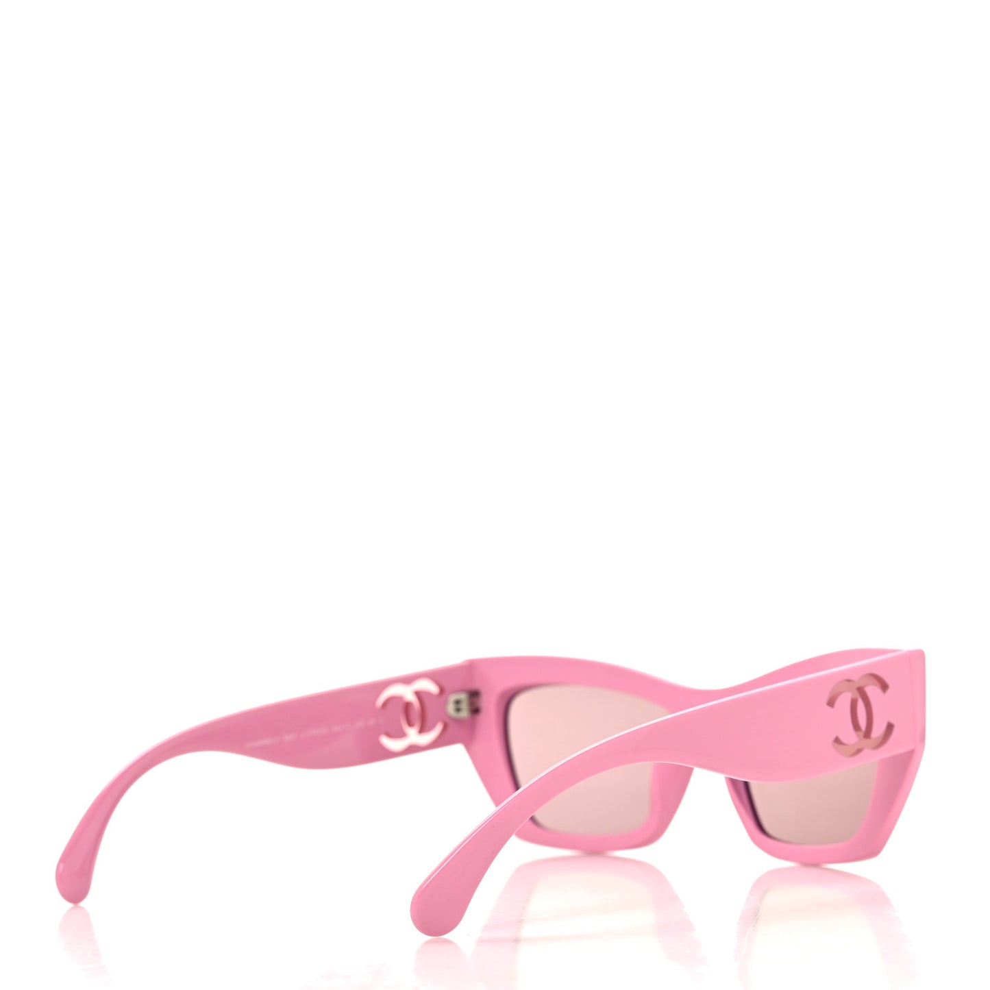 Acetate Cat Eye Sunglasses 5527 Pink