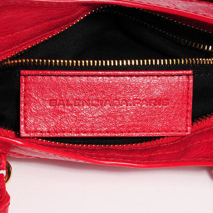 Balenciaga Agneau Giant 12 Gold Hardware Mini City Rouge Cardinal 13 of 14