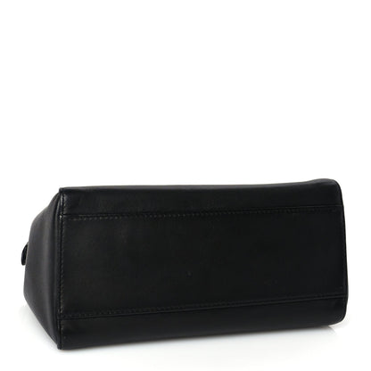 Fendi Nappa Mini Peekaboo Iconic Satchel Black 3 of 8