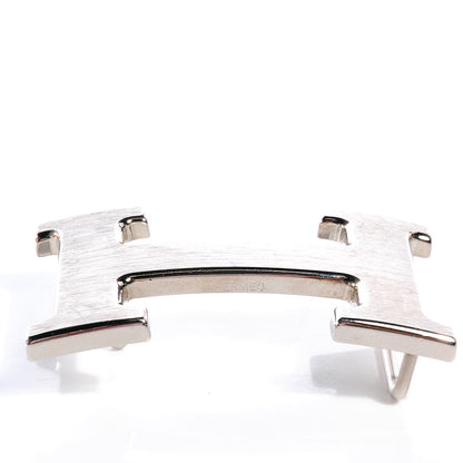 Hermes Box Togo Reversible Constance 32mm Brushed H Belt 95 Noir Chocolate 3 of 6