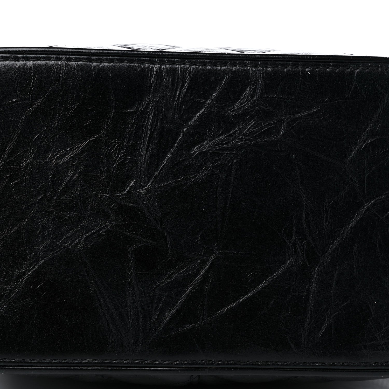 Chanel Crumpled Calfskin PVC Quilted Flap Black 10 of 10