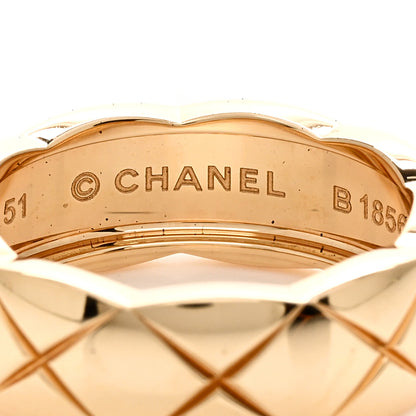 Chanel 18K Yellow Gold Small Coco Crush Ring 51 5.75 4 of 5