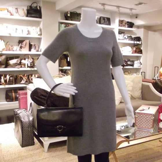 Hermes Box Leather Sac Cordeliere Shoulder Bag Black 2 of 9