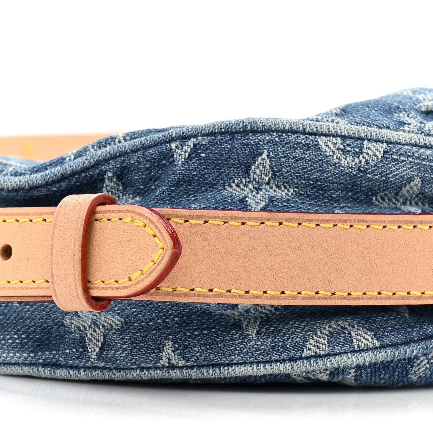 Louis Vuitton Monogram Denim Croissant MM Blue 10 of 11