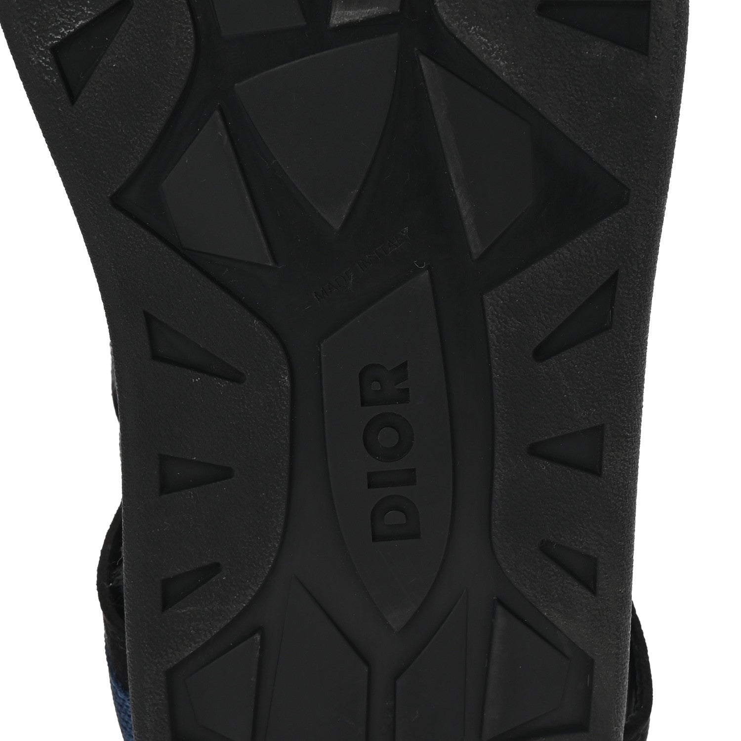 Christian Dior Technical Fabric Oblique Mens Atlas Sandals 44 Black Blue 7 of 7