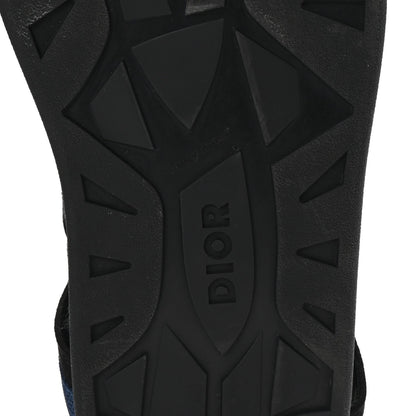 Christian Dior Technical Fabric Oblique Mens Atlas Sandals 44 Black Blue 7 of 7