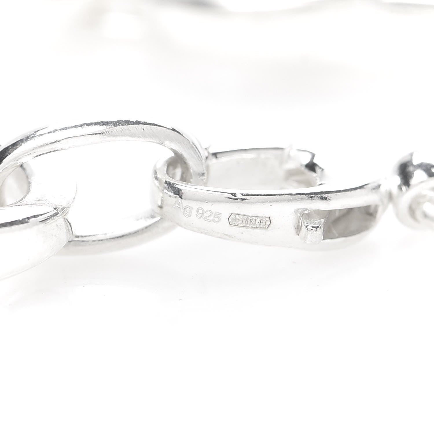 Gucci Sterling Silver Britt G Link Bracelet 4 of 7