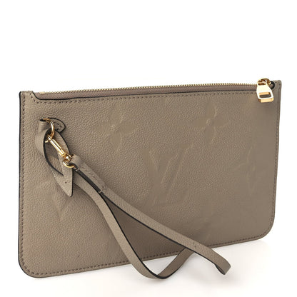 Louis Vuitton Empreinte Monogram Giant Neverfull MM Pochette Tourterelle 3 of 7