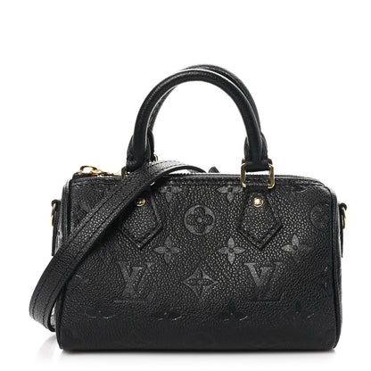 Louis Vuitton Empreinte Monogram Nano Speedy Black 1 of 9