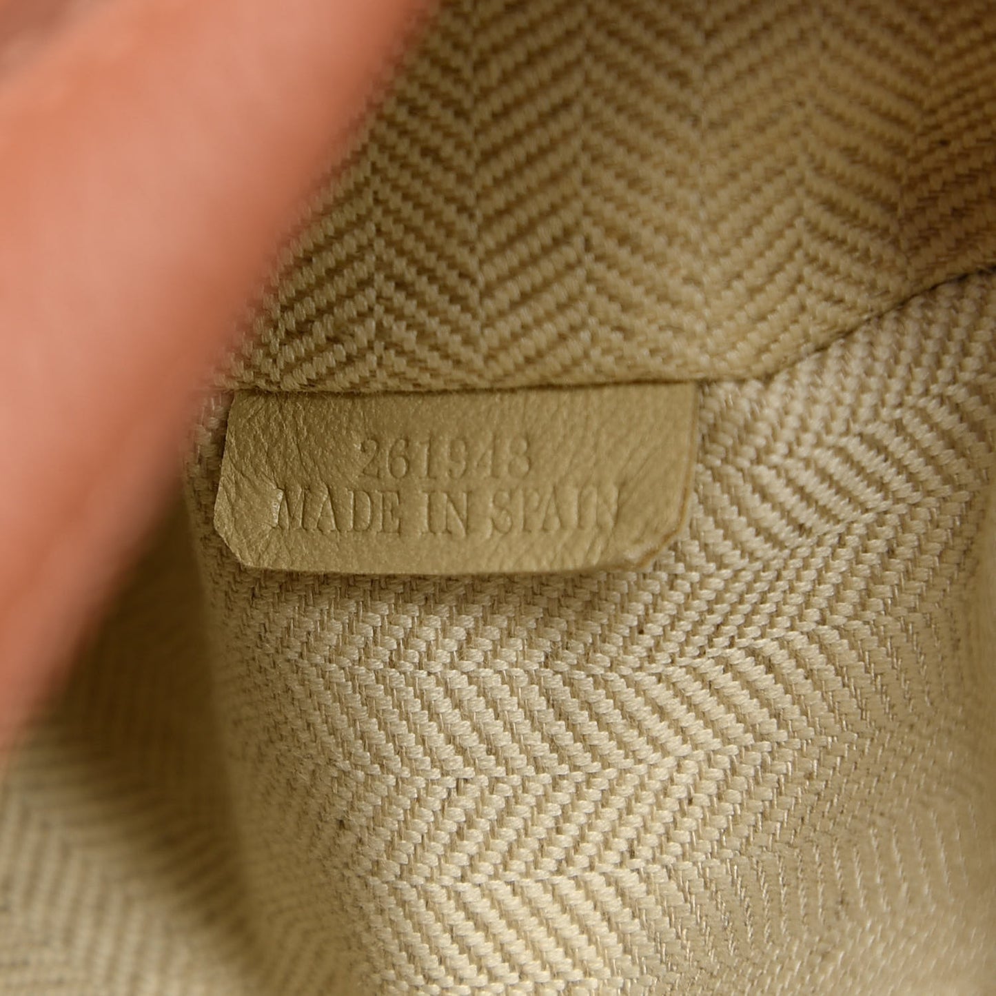 Calfskin Mini Puzzle Bag Tan Medium Pink