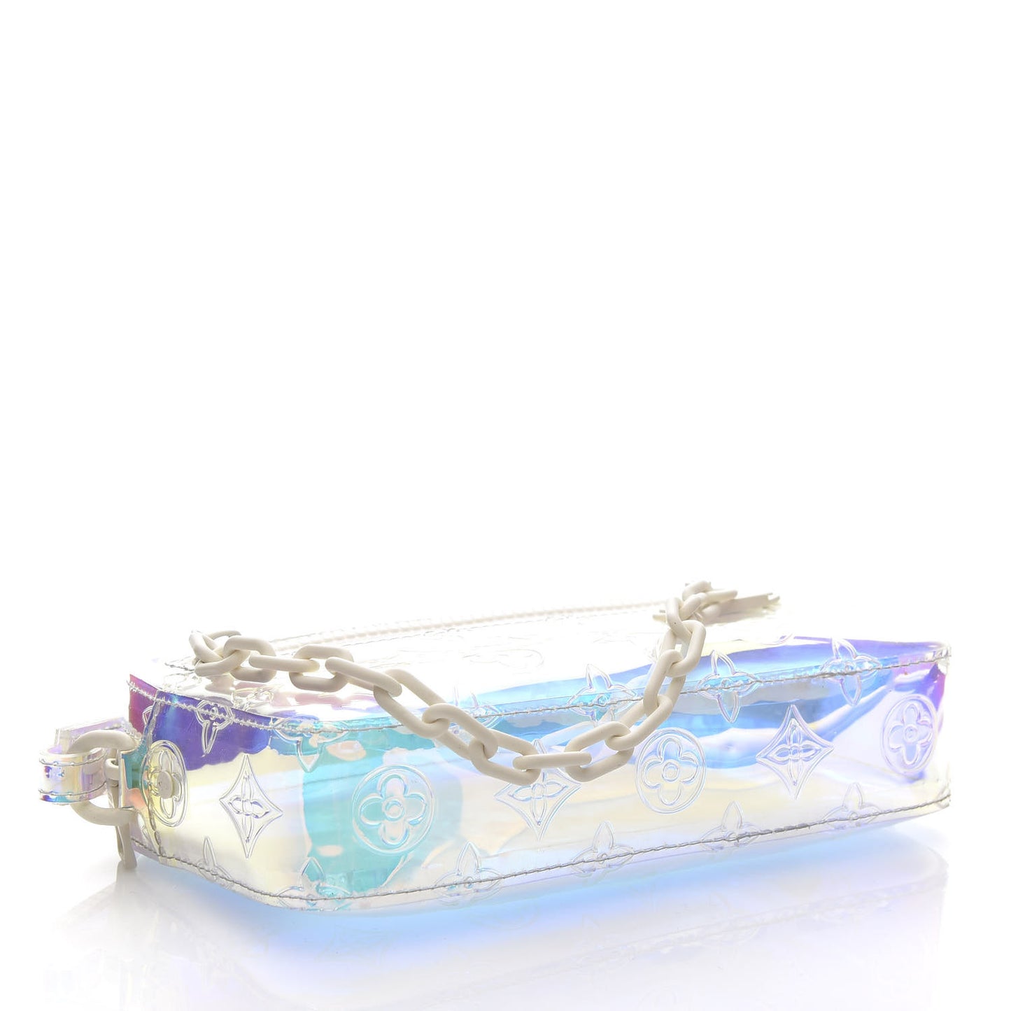 PVC Monogram Pochette Volga Iridescent Prism
