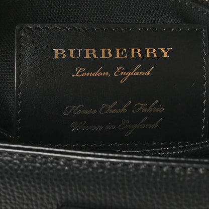 Burberry Derby Calfskin House Check Small Camberley Black 6 of 7