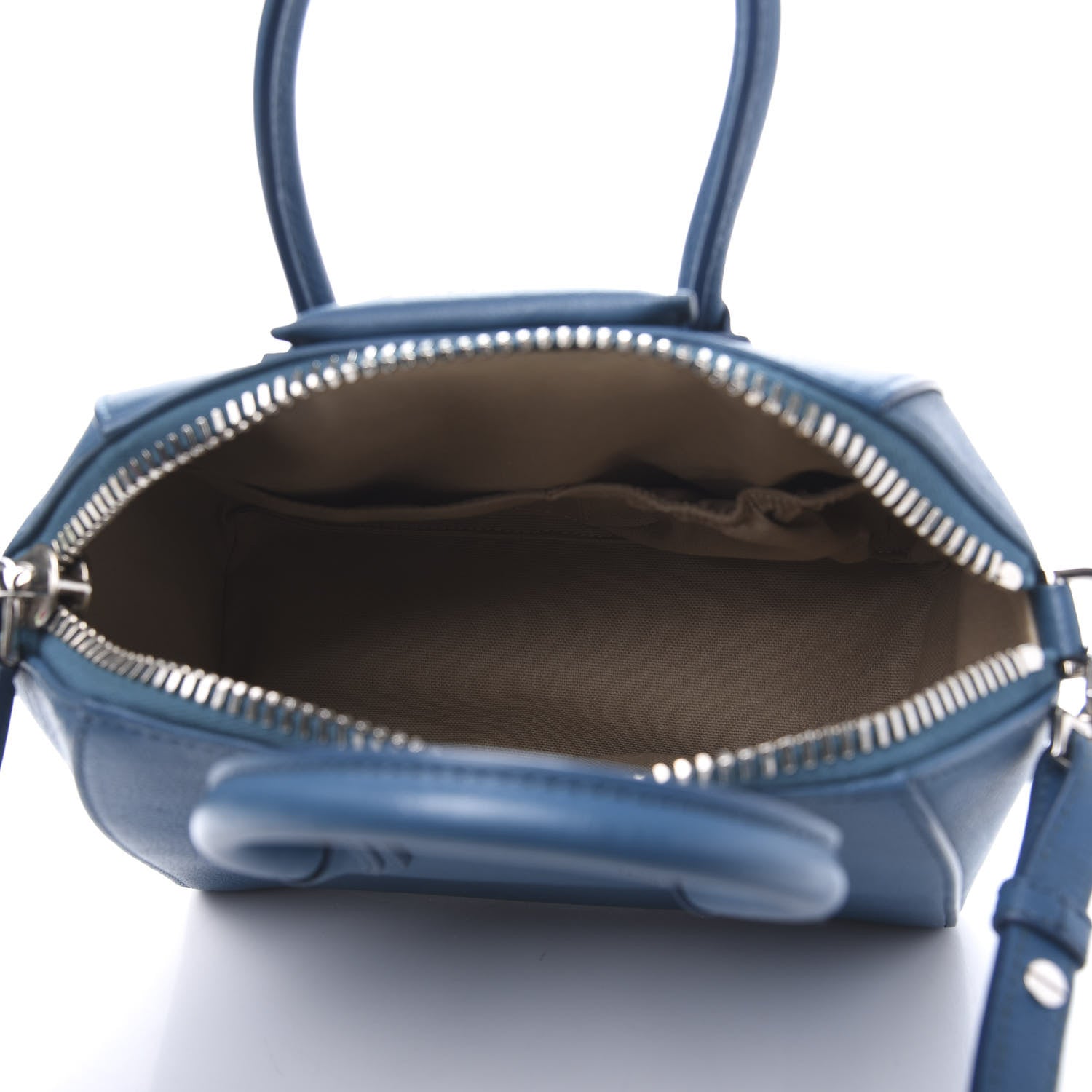 Givenchy Sugar Goatskin Mini Antigona Medium Blue 5 of 11