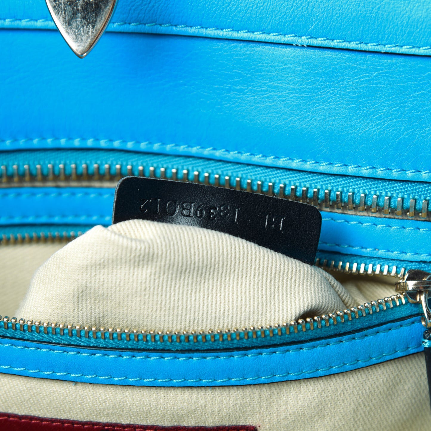 Vitello Rockstud Double Handle Tote Parrot