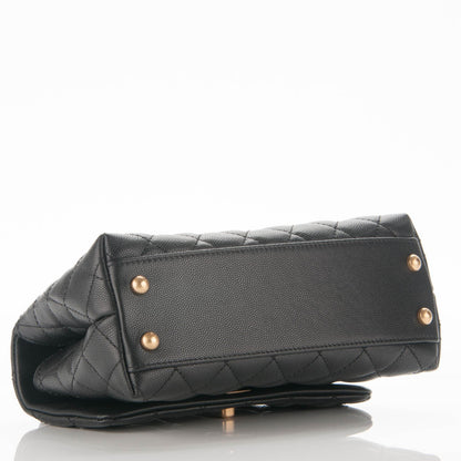 Chanel Caviar Quilted Mini Coco Handle Flap Black 4 of 7
