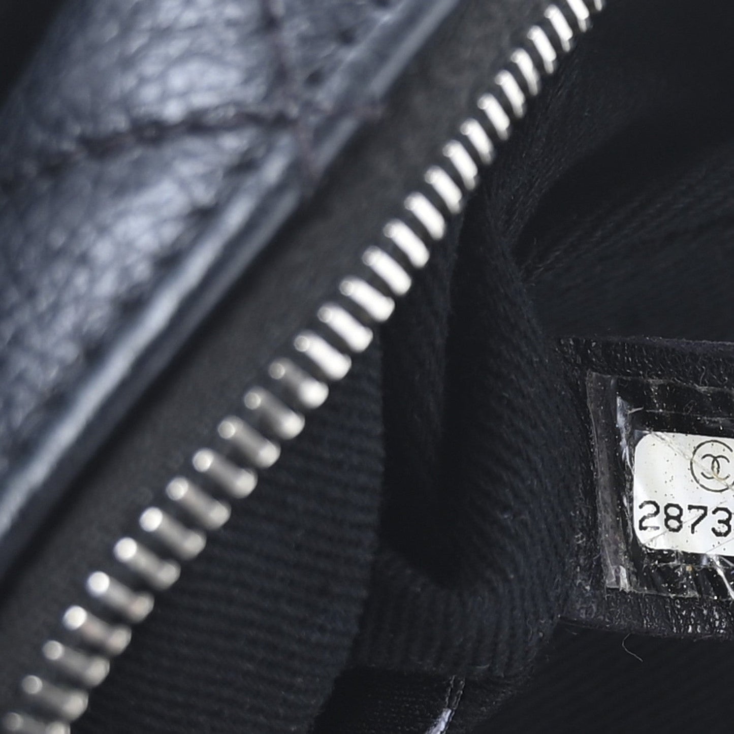 Grained Calfskin Quilted Waist Belt Bag Black