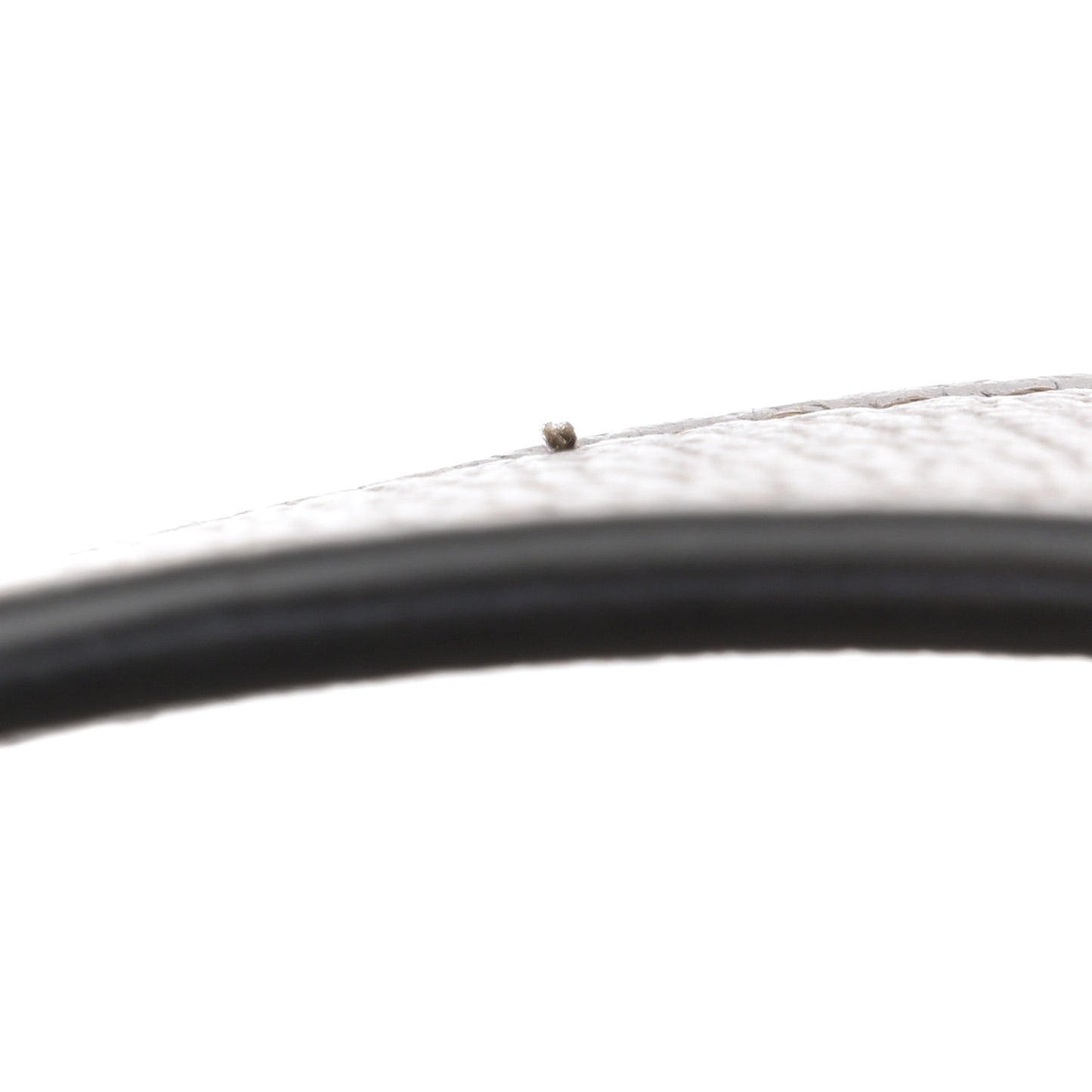 Monogram Textured Dollar Calfskin Heavy Grosgrain Web Small Maxi Horsebit Chain Shoulder Bag Beige Ebony New Acero