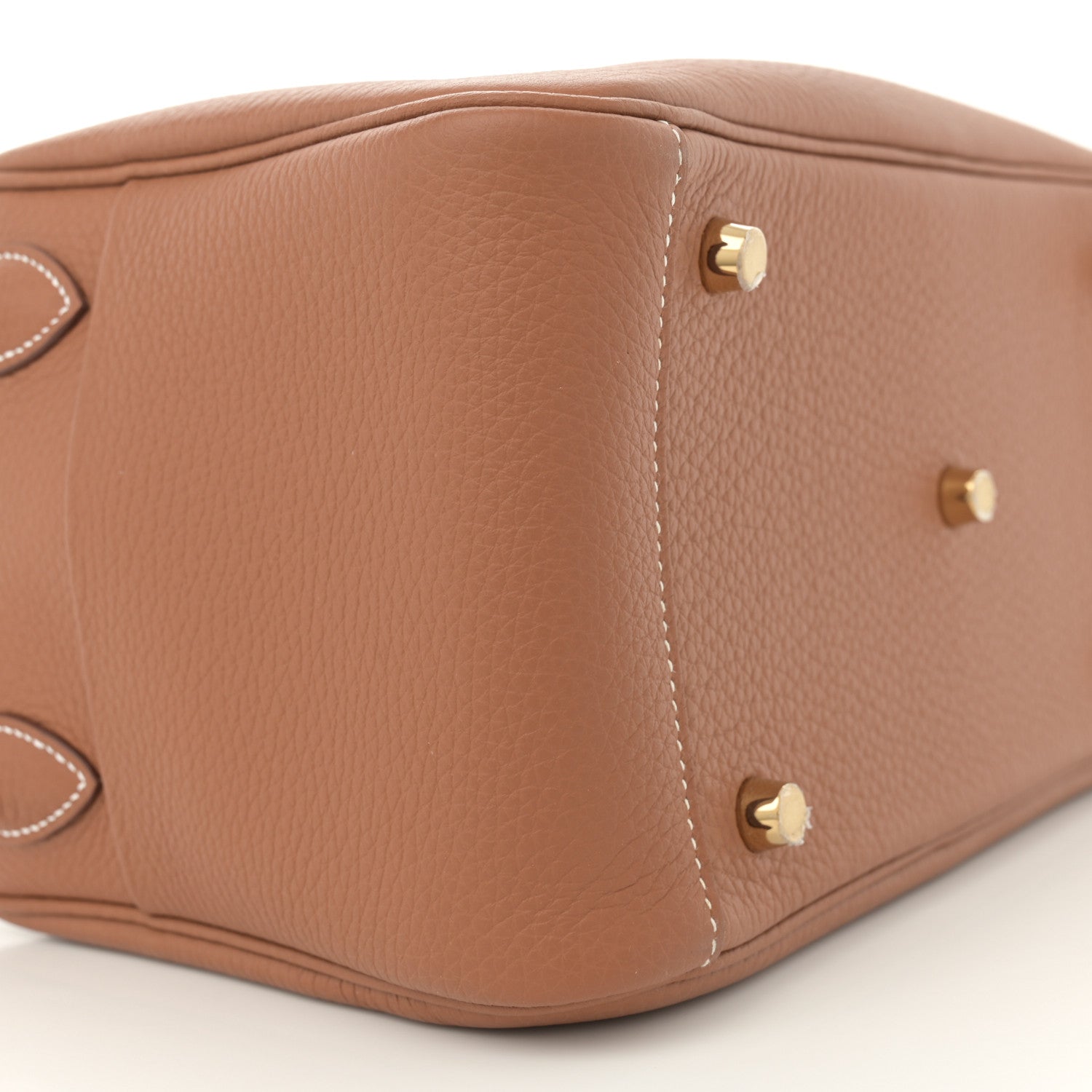 Hermes Taurillon Clemence Lindy 26 Gold 9 of 10