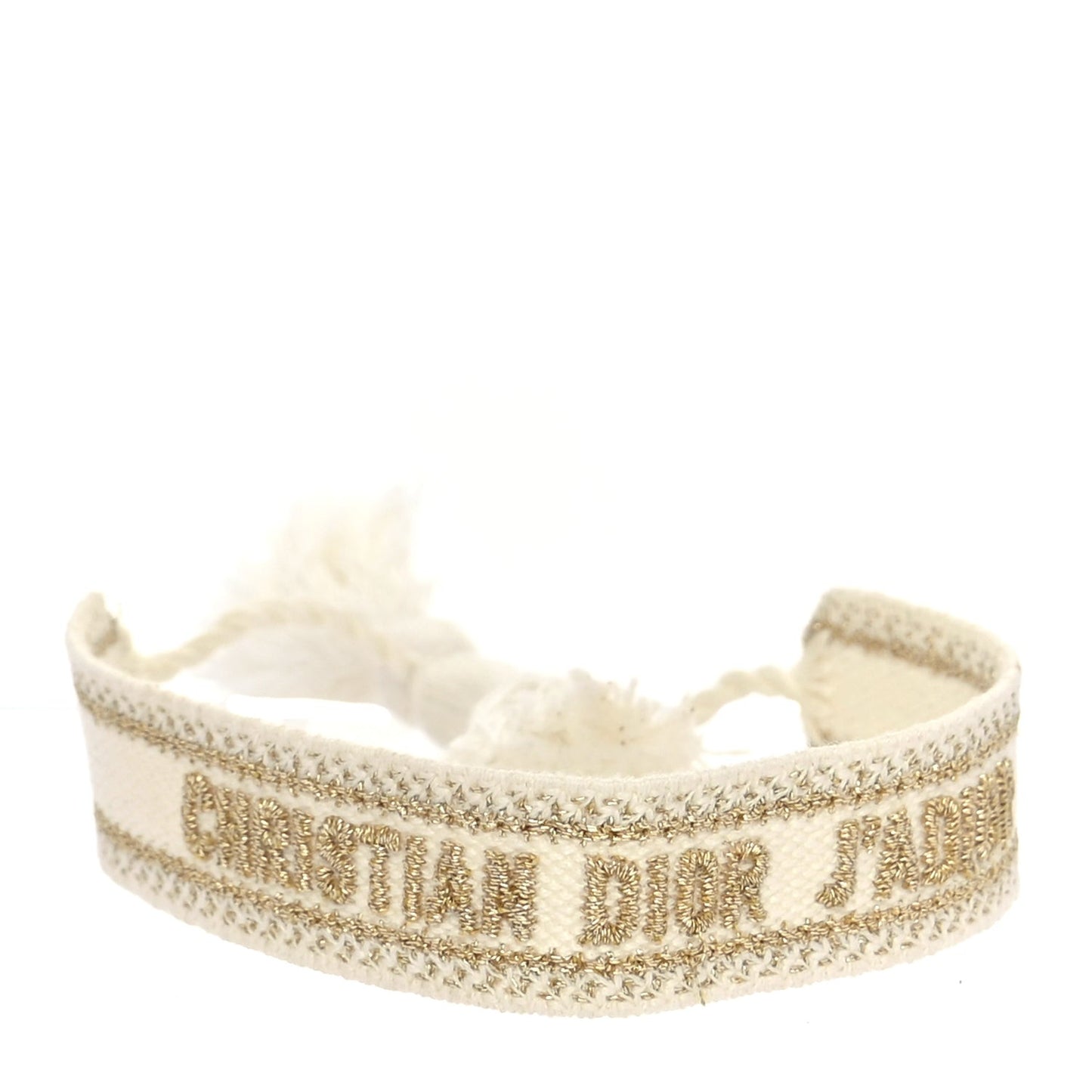 Woven Cotton J'Adior Friendship Bracelet Set Gold Black