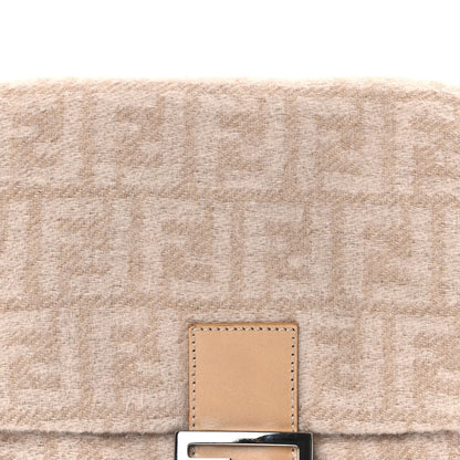 Fendi Wool Zucca Mama Baguette Beige 6 of 8