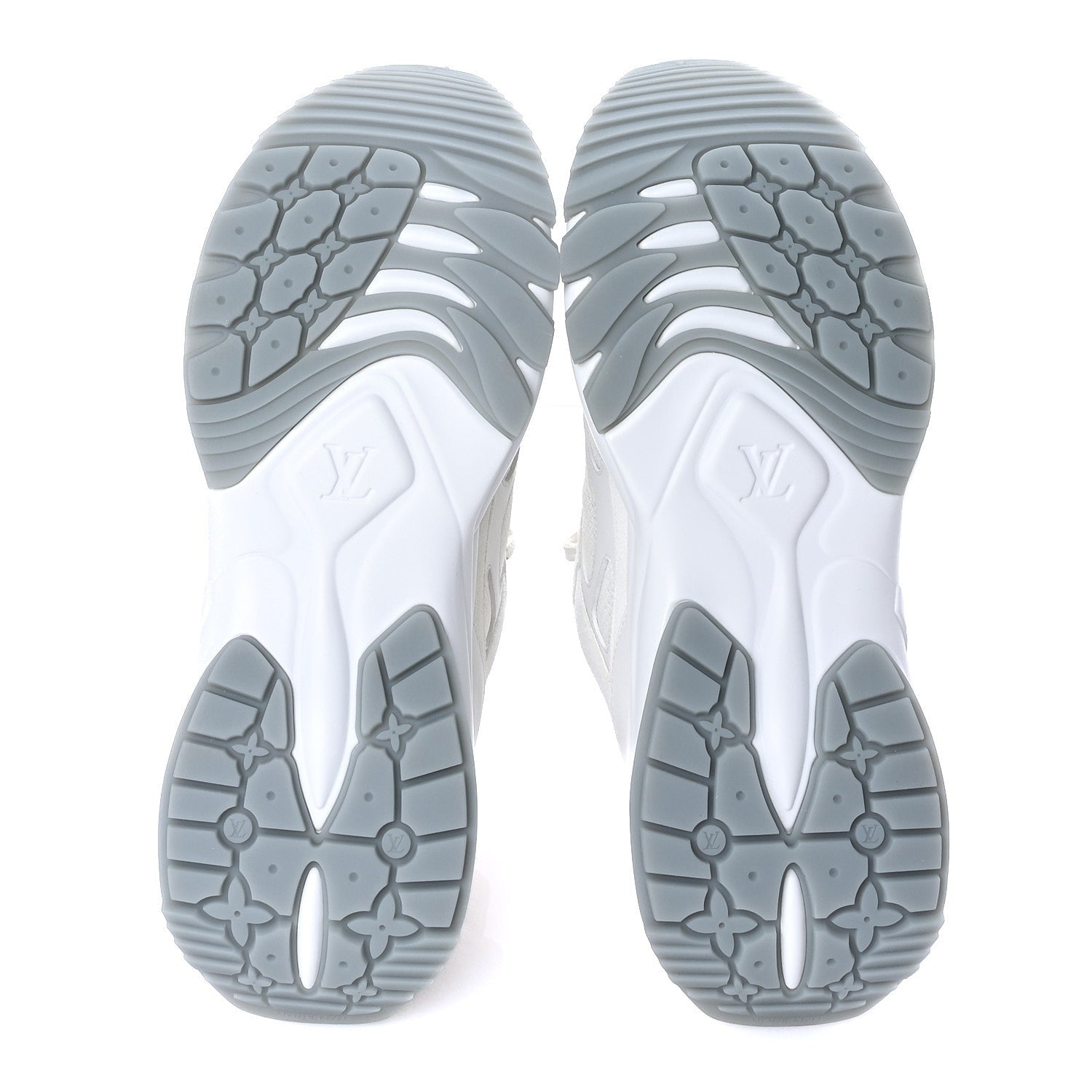 Louis Vuitton Calfskin Run 55 Sneakers 38.5 White 6 of 8