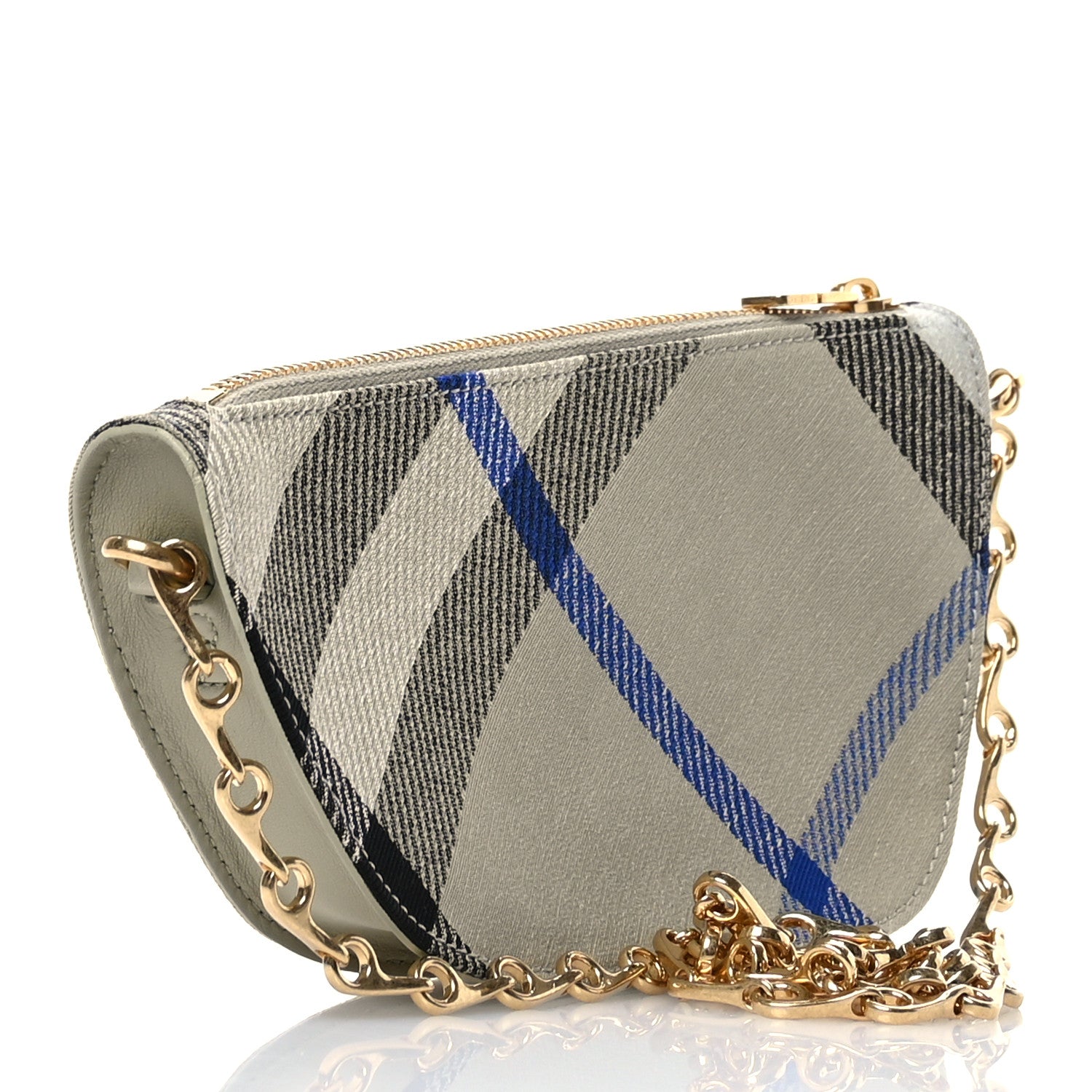 Burberry Jacquard Check Micro Shield Bag Lichen 3 of 10