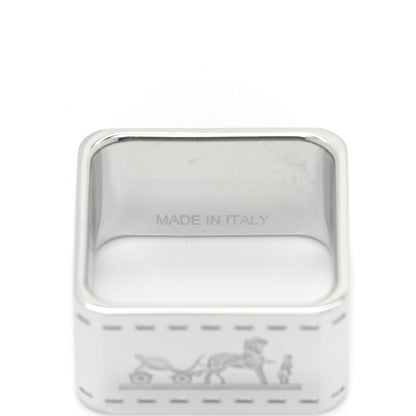 Hermes Palladium Bolduc Scarf Ring 8 of 10