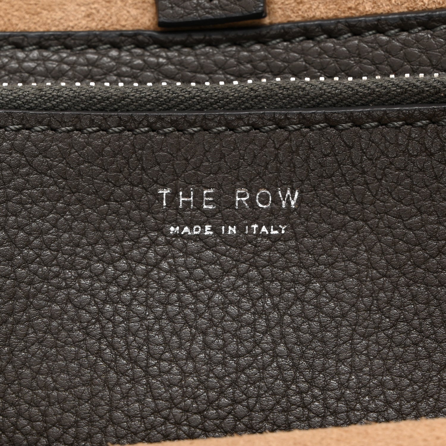 The Row THE ROW Calfskin Small Mail Bag Ash Grey 7 of 11