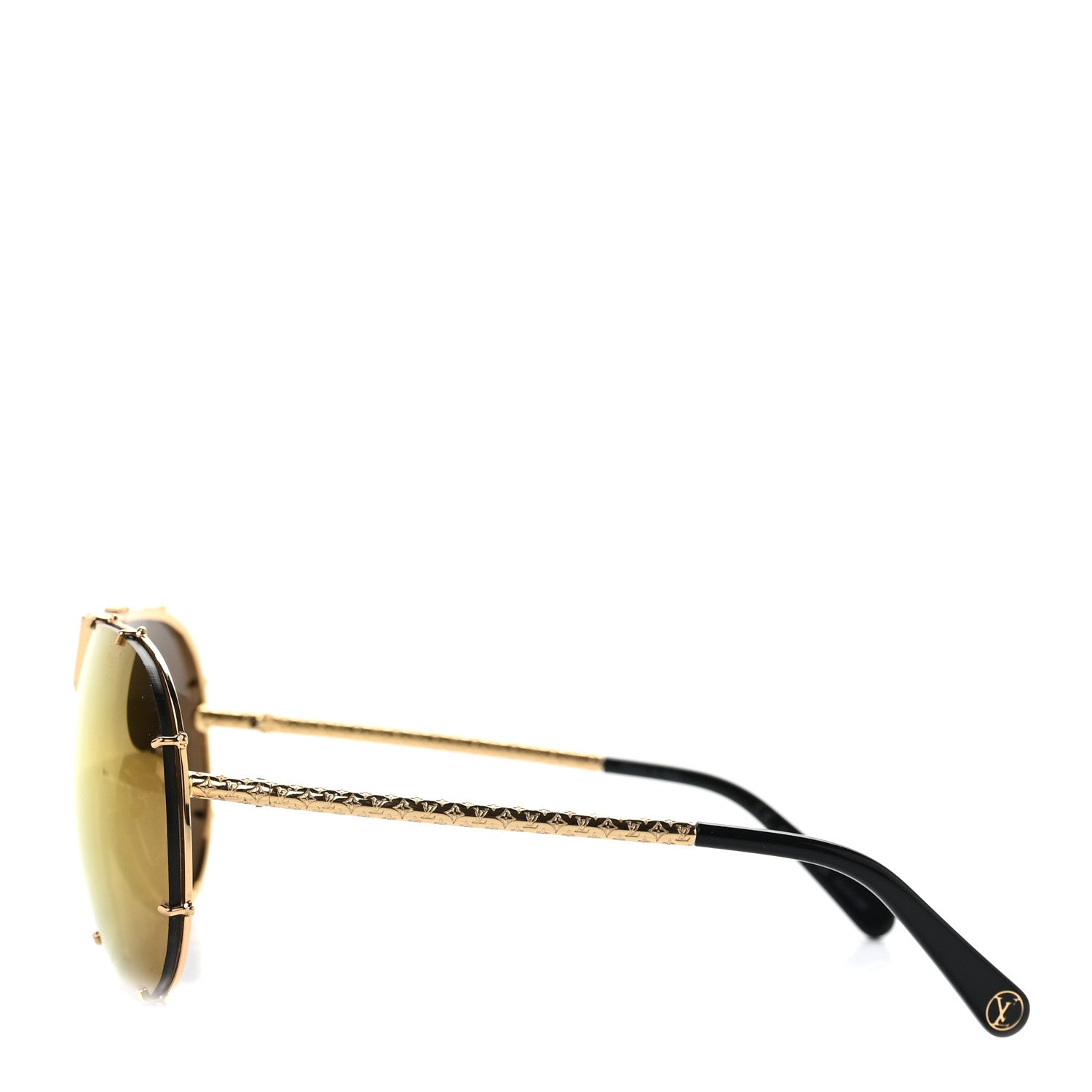 Louis Vuitton LV Drive Sunglasses Z0896E Gold 3 of 8