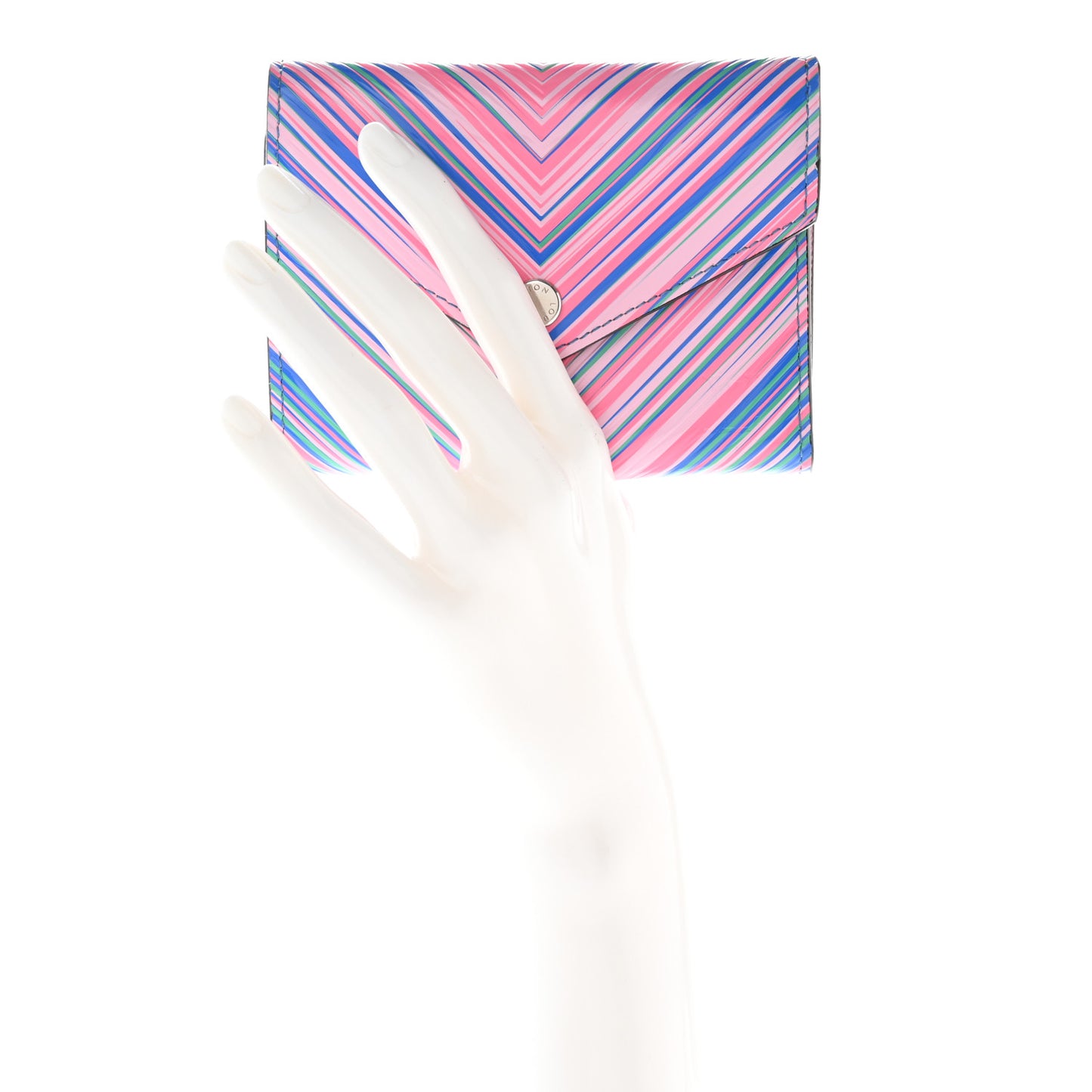 Epi Tropical Victorine Wallet Blue Rose