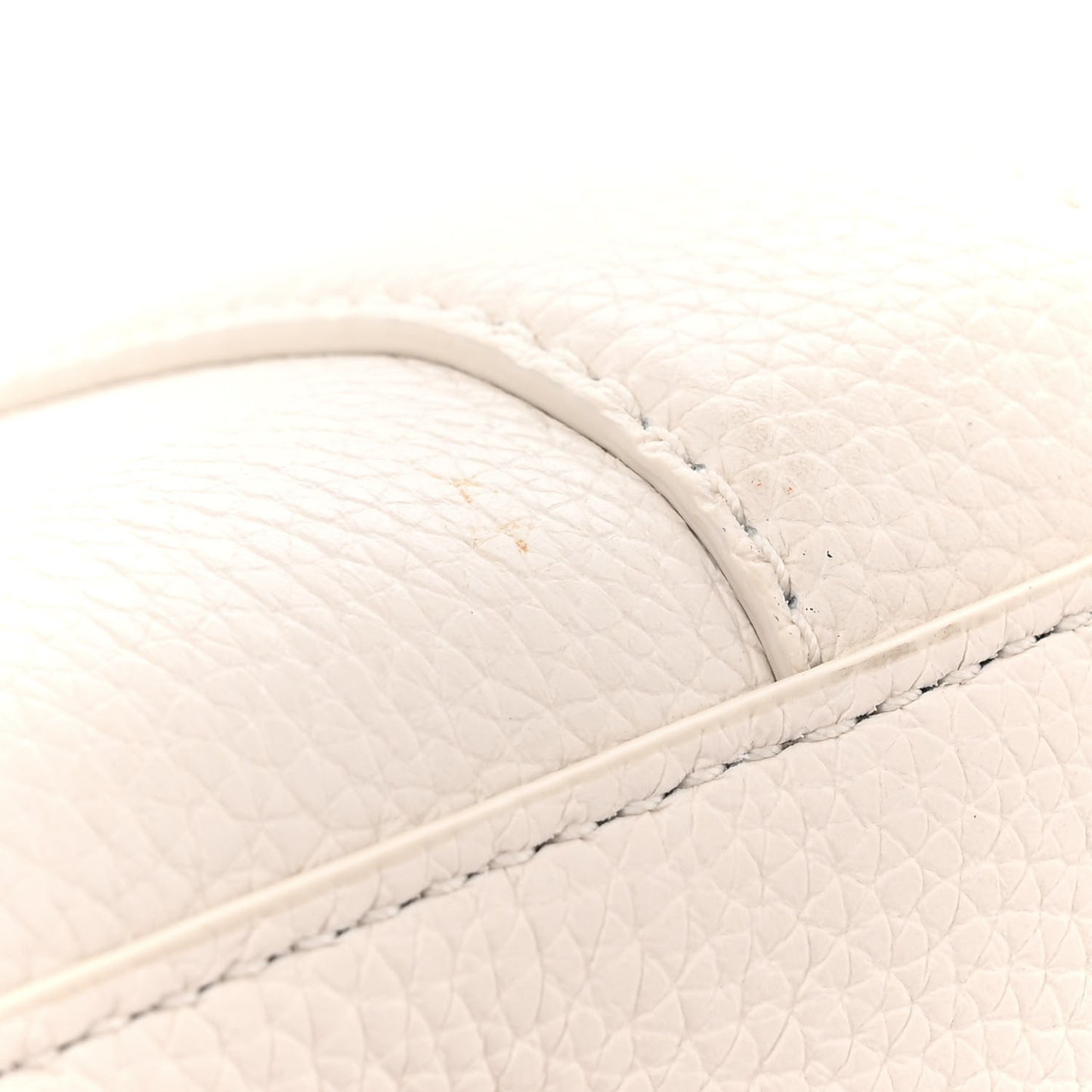 Grained Calfskin Medium The Tote Bag Cotton Silver