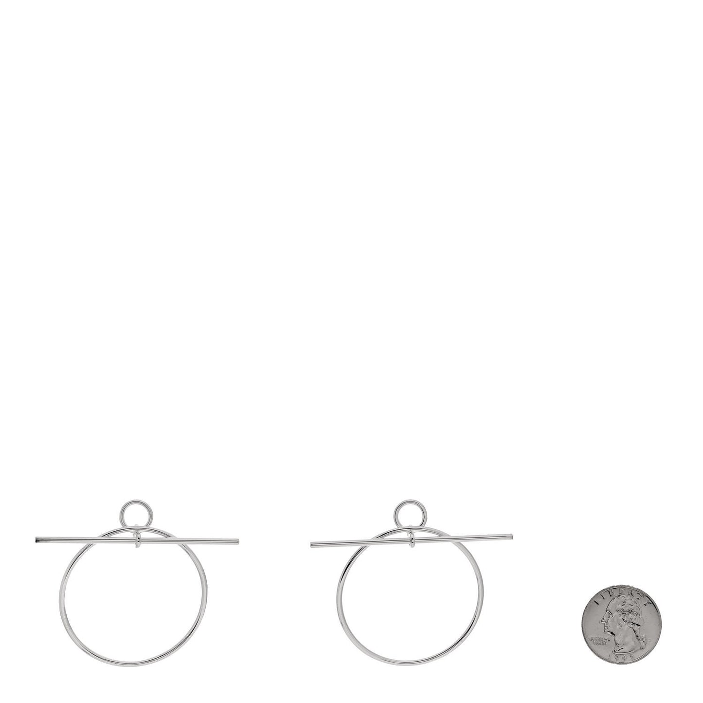 Sterling Silver MM Loop Earrings