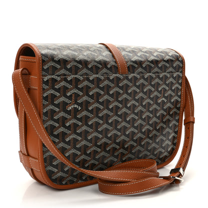 Goyard Goyardine Belvedere II MM Messenger Bag Black Gold 3 of 9