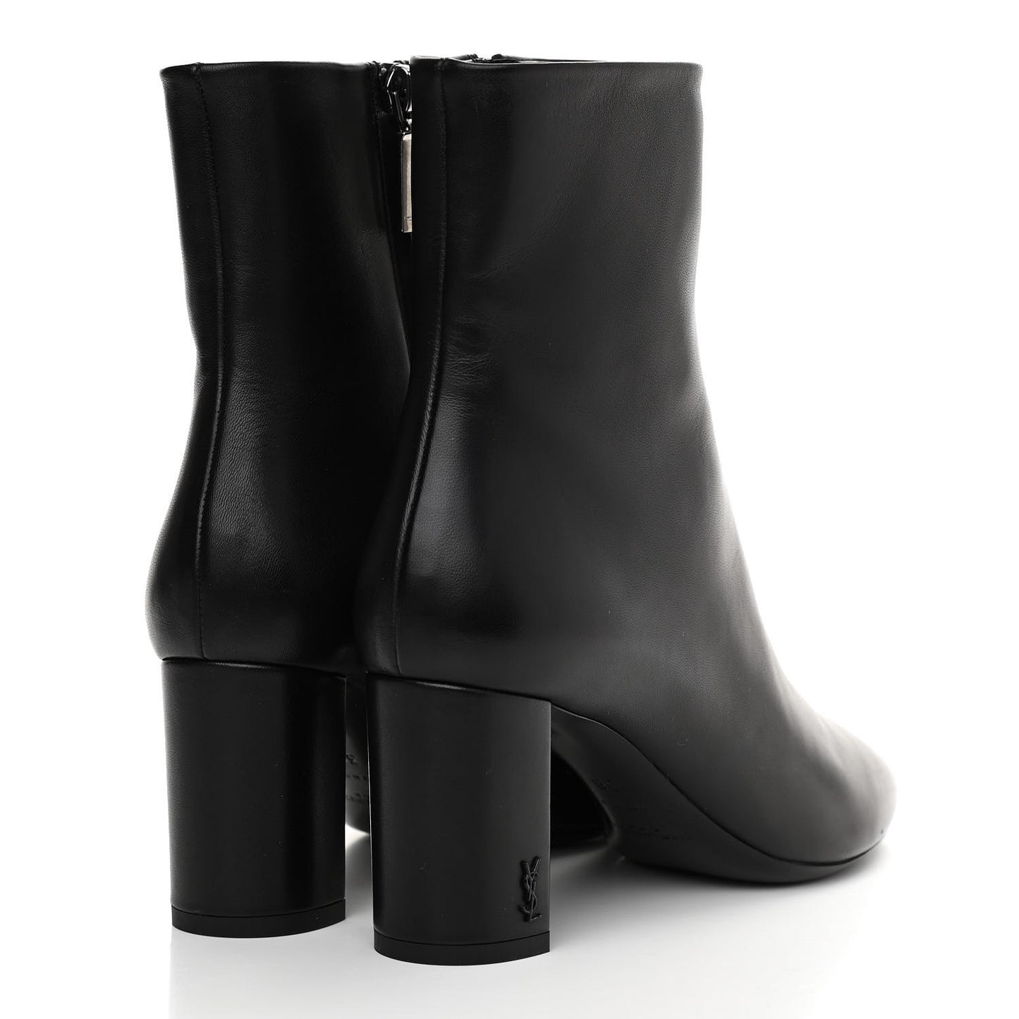 Nappa Vendome Loulou Ankle Zip Boot 38 Black