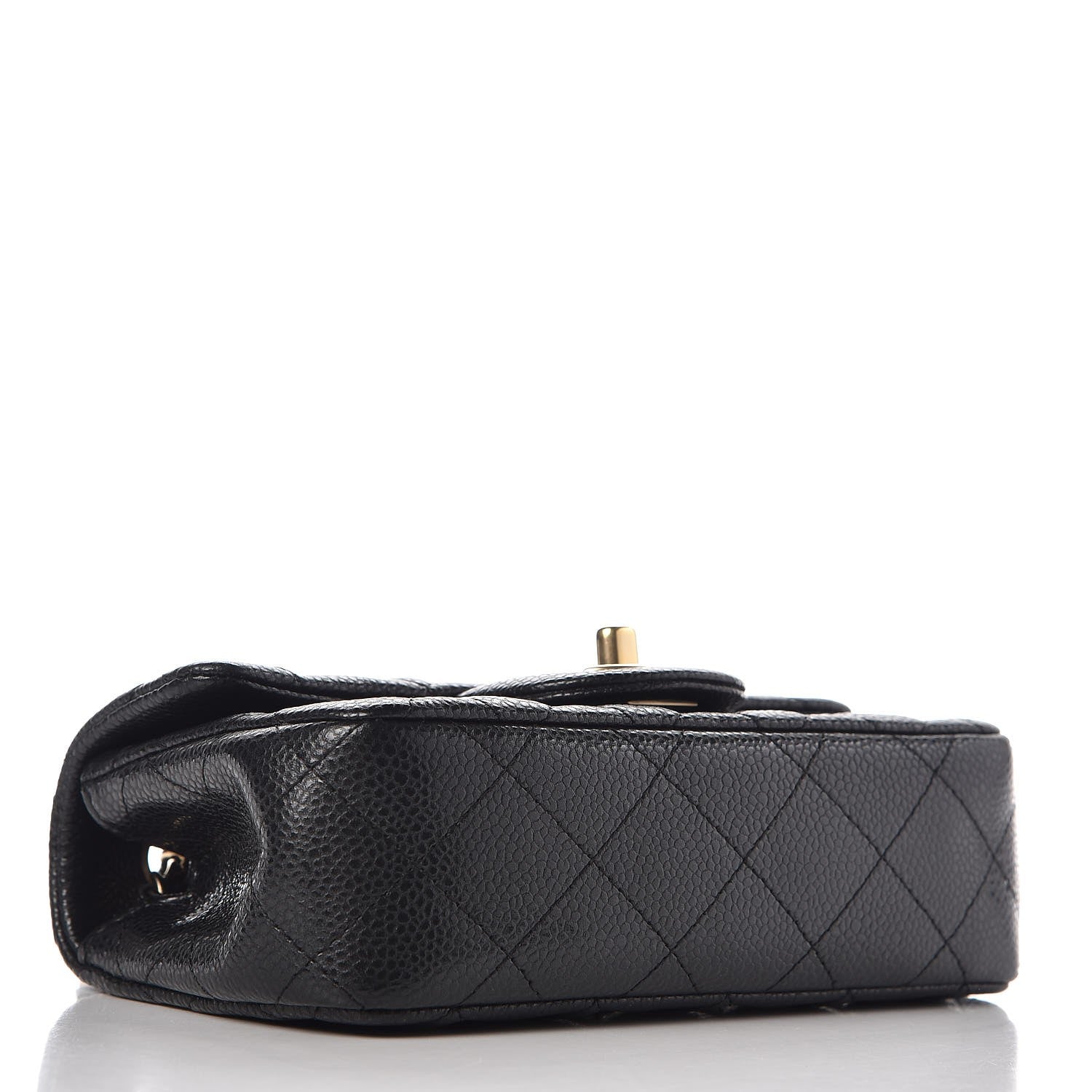 Chanel Metallic Caviar Quilted Extra Mini Flap Black 4 of 8