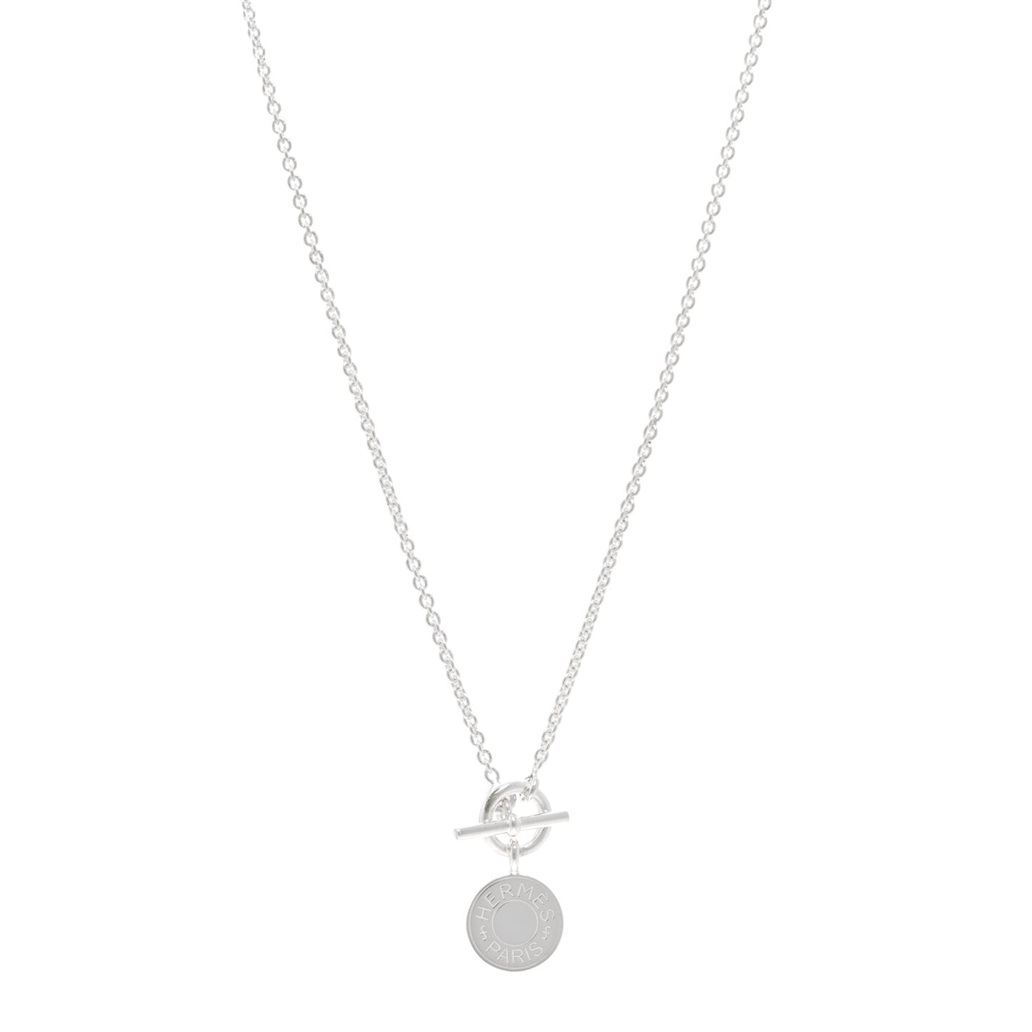 Sterling Silver Amulettes H Confettis Pendant Necklace