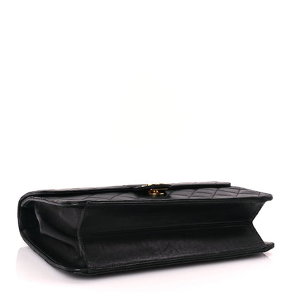 Chanel Lambskin Quilted Medium Single Flap Black 3 of 9