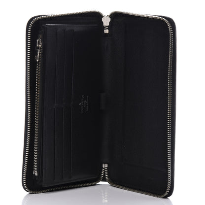 Louis Vuitton Epi Zippy Organizer Wallet Black 5 of 12