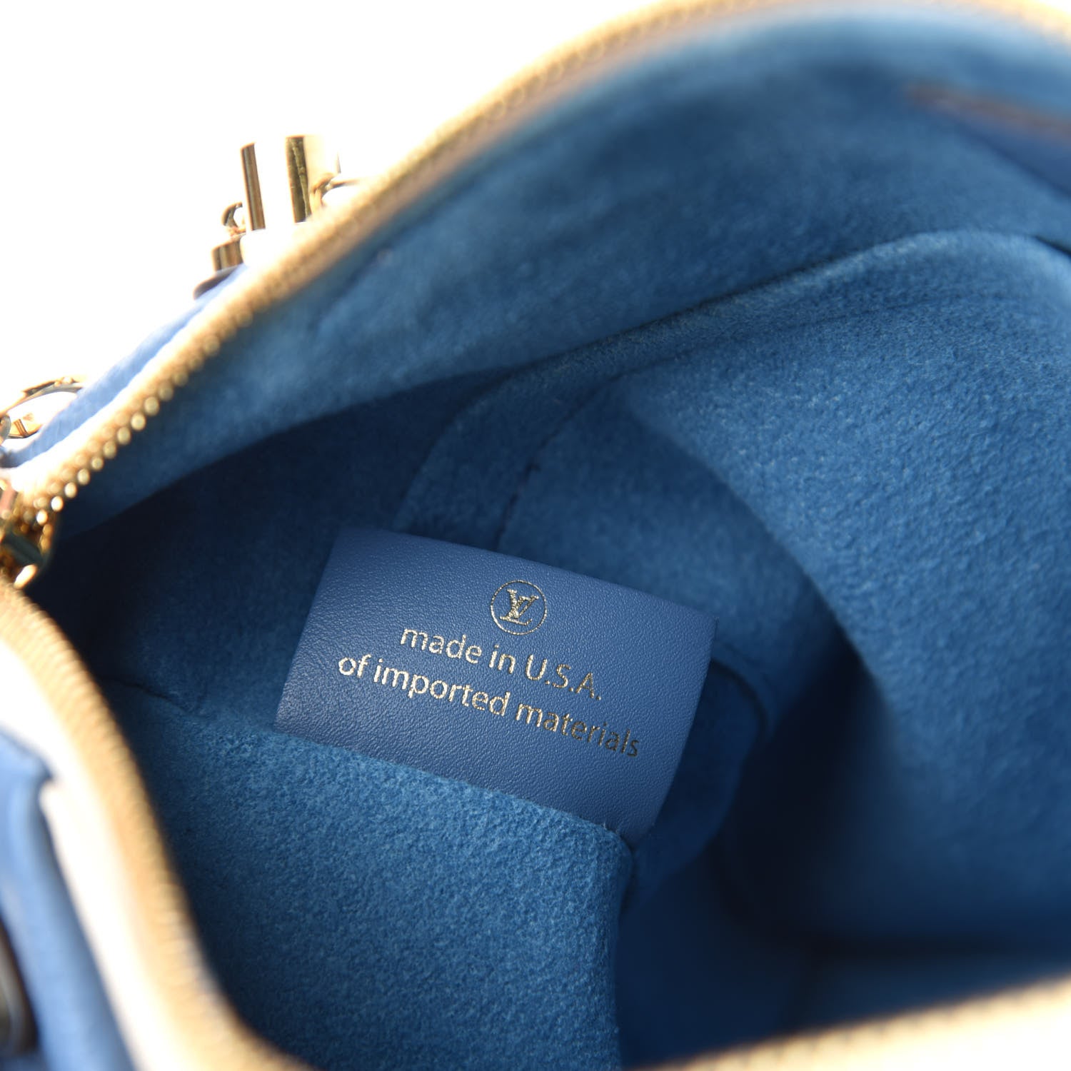 Louis Vuitton Empreinte V Tote BB Denim Creme 9 of 11